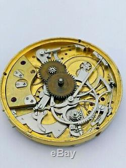 A. Golay Leresche Superb Repeater Pocket Watch Movement For Restoration (P61)