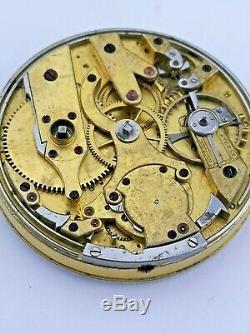 A. Golay Leresche Superb Repeater Pocket Watch Movement For Restoration (P61)