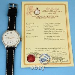 A. Lange & Sohne Certificate check if your watch movement is original INSPECTED