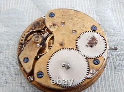 A. Lange & Sohne, Glashutte pocket watch movement, sold for restoration only