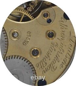 A Lange Sohne pocket watch movement complete and working for marriage watch
