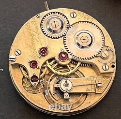 A. P. Murray 8s Pocket Watch Movement Running Tick High Grade Private Label Swiss