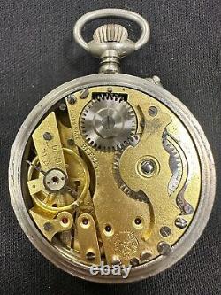 A. Rosskopf & Co Movement 37mm Antique Pocket Watch Requires Maintenance