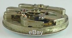 A. Saltzman Pocket Watch Movement High Grade Spare Parts / Repair