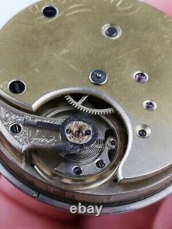 AH Arnold & FH Huguenin 30 Minute Recording Chronograph Pocket Watch Movement