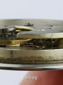 AH Arnold & FH Huguenin 30 Minute Recording Chronograph Pocket Watch Movement