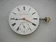 Antique System Glashutte Pocket Watch Movement Working Condition Nice Dial