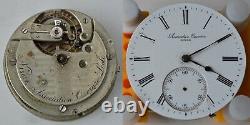 ASSOCIATION OUVRIERE LOCLE Pocket watch MOVEMENT No Case RUNNING Early 20th C