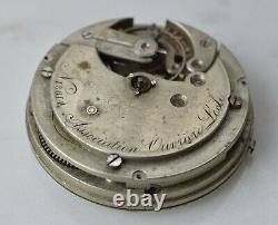 ASSOCIATION OUVRIERE LOCLE Pocket watch MOVEMENT No Case RUNNING Early 20th C