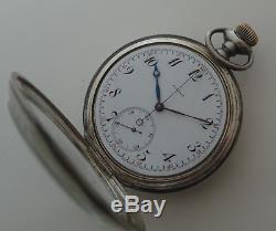 Agassiz Chronograph Pocketwatch, High Grade Movement
