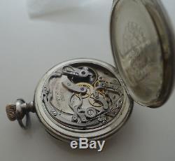 Agassiz Chronograph Pocketwatch, High Grade Movement