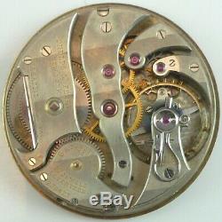 Agassiz Pocket Watch Movement Grade 15 Jewel Spare Parts / Repair