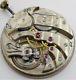 Agassiz For Tiffany Pocket Watch Movement 21 Jewels 8 Adj. For Parts Of 38.3 Mm