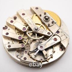 Alfred Gerard 38.5 x 10 mm Key Wind / Set Antique Pocket Watch Movement, Runs
