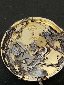 Alfred Lurgin (Lemania) minute Repeater Pocket Watch Movement