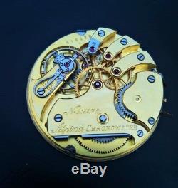 Alpina Chronometer Pocket Watch Movement Savonette Working High Grade