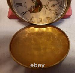 Alsta Star Watch Co Pocket Watch Goldtone Case 17 Jewels Full Sz Movement1960-70