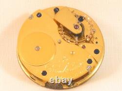 Amazing Chronometer Quality Barraud Lunds Antique Pocket Watch Movement Running