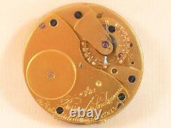 Amazing Chronometer Quality Barraud Lunds Antique Pocket Watch Movement Running