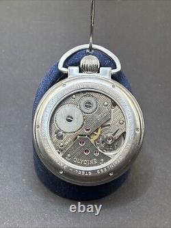 Amazing Glycine F104 Tascale Pocket Watch Eta 6497-1 Movement Only 250 Made Bo