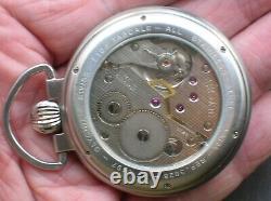 Amazing Glycine F104 Tascale Pocket Watch Eta 6497-1 Movement Only 250 Made Bo