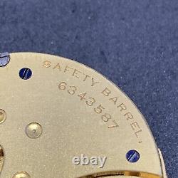 American Waltham Watch Co Fancy Pink Gold Dial Pocket Watch 6s 1890 F5615