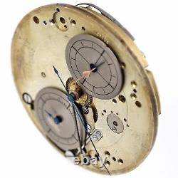 Ancient Column Wheel Chronograph Pocket Watch Movement