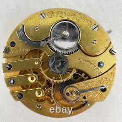 Antique 16 Size Elgin 13 Jewel Mechanical Pocket Watch Movement Grade 90 Rare