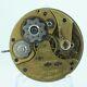 Antique 16 Size Non-magnetic Of America Hunter Pocket Watch Movement For Parts