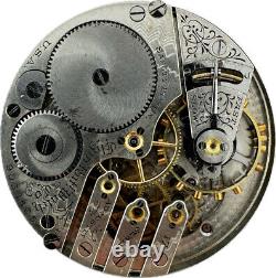 Antique 16S Elgin 3 Finger Bridge Mechanical Hunter Pocket Watch Movement 241