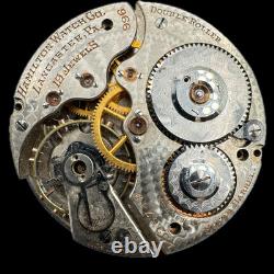 Antique 16s 1924 Hamilton 19 Jewel Railroad Pocket Watch Movement 996 USA