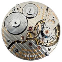 Antique 16s 1924 Hamilton 21J Mechanical Railroad Pocket Watch Movement 992 USA