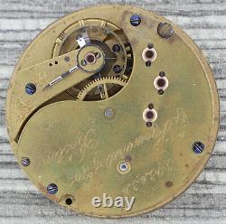 Antique 18 / N Size Howard Series VII / 7 Manual Wind Pocket Watch Movement