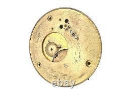 Antique 1875 17s Elgin Tm Avery Keywind Pocket Watch Movement