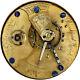 Antique 1880 18 Size Rockford 9 Jewel Key Wind Pocket Watch Movement For Repair