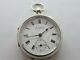 Antique 1895 H. Samuel Solid Silver Fusee Pocket Watch Quality Movement Rare