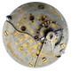 Antique 18s 1918 Illinois Two Tone Checkerboard 17j Pocket Watch Movement 89