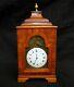 Antique 18th C. Pocket Watch Hutch With Mounted Pocket Watch Dial & Movement