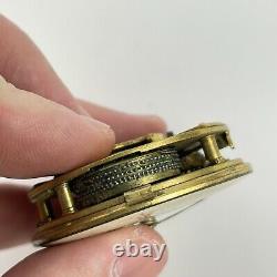 Antique 18th Century Verge Pocket Watch Movement Westmore Preston 4.6cm