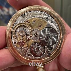 Antique 1902 Waltham 18s 17j PS Bartlett Pocket Watch Two-Tone Movement Classic