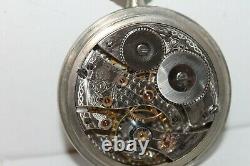 Antique 1908 P. S. Bartlett Movement Waltham 16S Pocket Watch WORKING