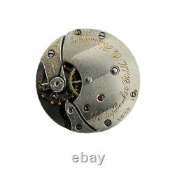 Antique 26mm Bailey Banks & Biddle Mechanical Pocket Watch Movement Swiss Made