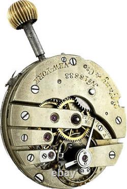 Antique 30mm Tiffany & Co. By Patek Philippe Hunter Pocket Watch Movement Swiss