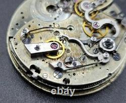 Antique 37mm Split Second Tiffany & Co Pocket Watch Movement