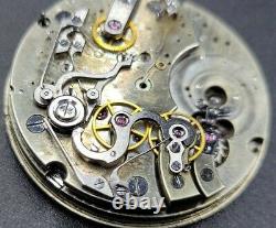 Antique 37mm Split Second Tiffany & Co Pocket Watch Movement