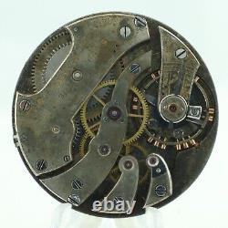 Antique 38.3mm Longines 17 Jewel Mechanical Hunter Pocket Watch Movement 18.90
