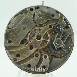 Antique 38.3mm Longines Mechanical Pocket Watch Movement 17.95M w Snail Cam