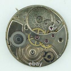 Antique 38.3mm Paul Breitschwerdt Frankfurt Pocket Watch Movement for Parts