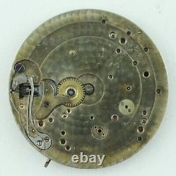 Antique 38.3mm Paul Breitschwerdt Frankfurt Pocket Watch Movement for Parts