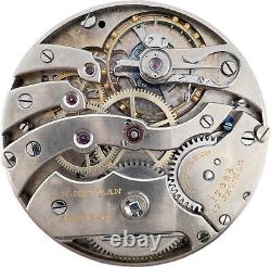 Antique 38.5mm C. H. Meylan 17J Mechanical Pocket Watch Movement Swiss High Grade